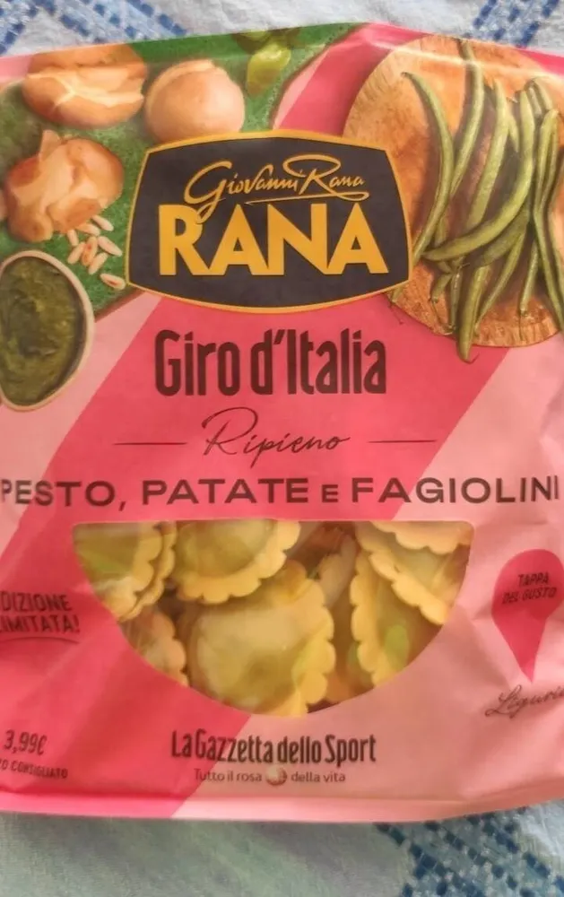 Ravioli pesto patate e fagiolini