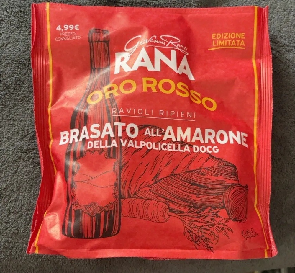 Ravioli ripieni brasato all’amarone