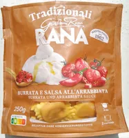 Ravioli Burrata und Arrabbiata Sauce