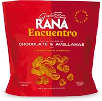 Ravioli dulces de chocolate y avellana