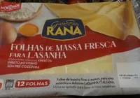 Folhas de Massa Fresca para Lasanha
