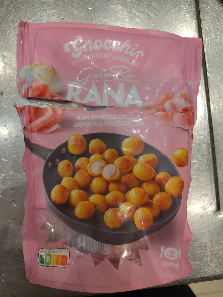 Gnocchi Ham and Mozzarella