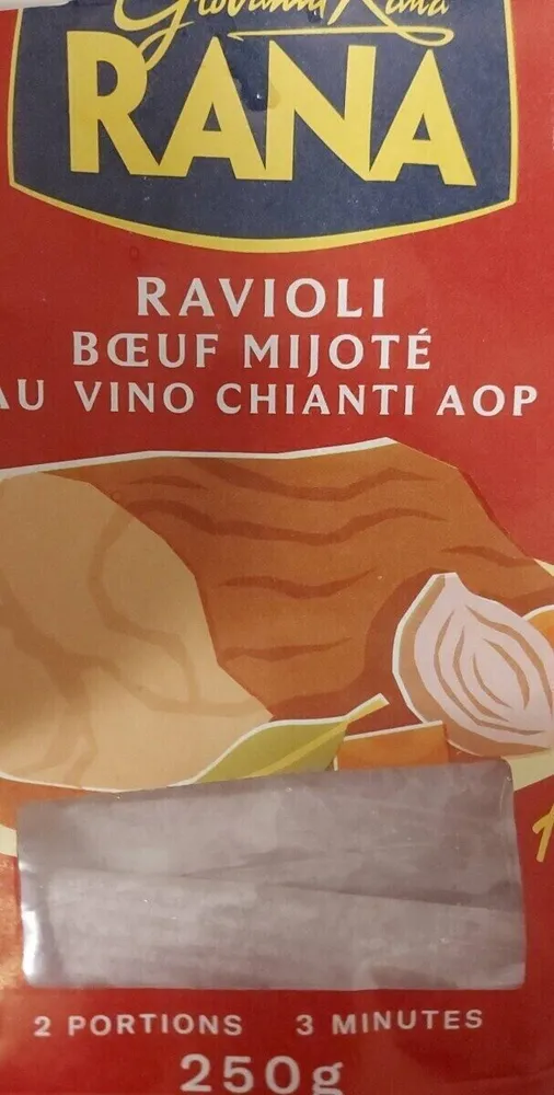 Ravioli bref mijoté au vin chianti dop