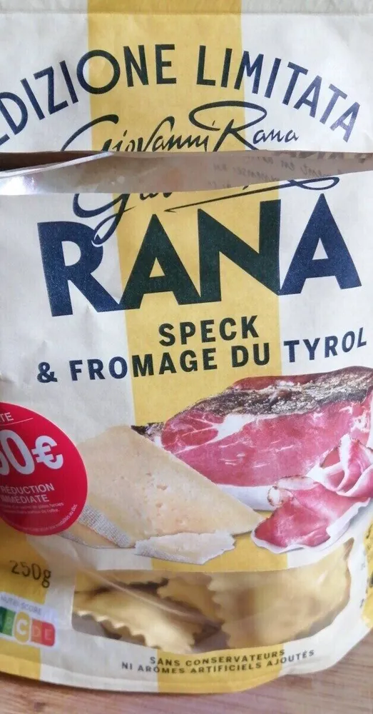 Raviolis speck et fromage du tyrol