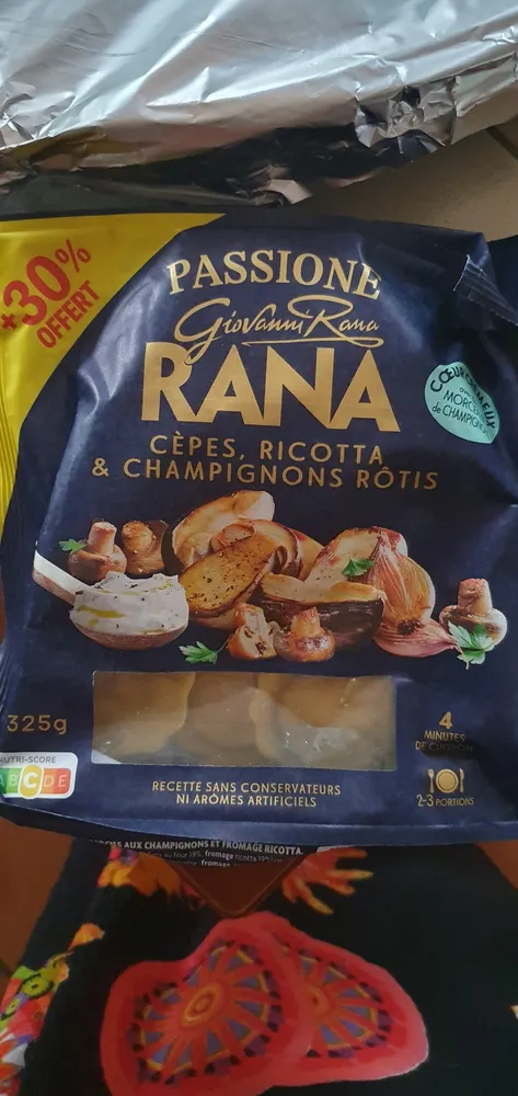 Ravioli cèpes, ricotta & champignons rôtis