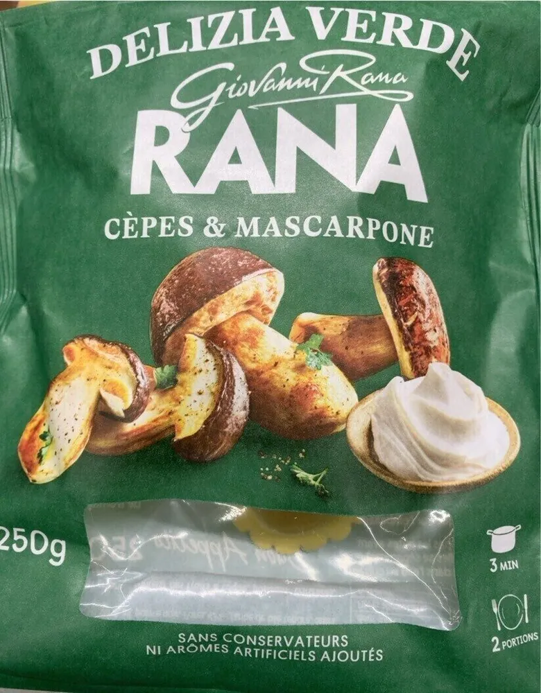 Delizia verde cèpes et mascarpone