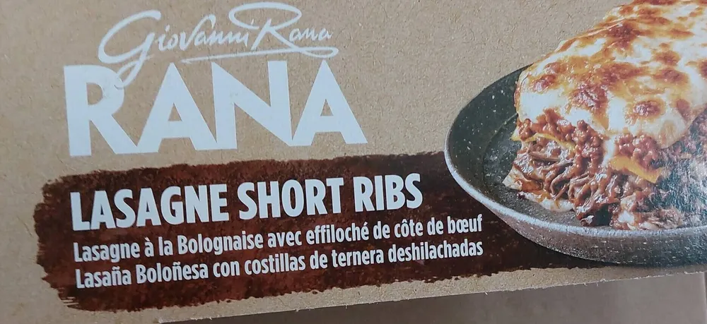 Lasagne Short Ribs