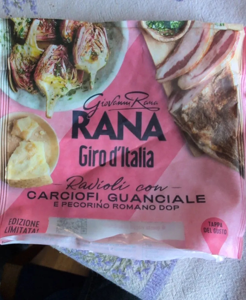 Ravioli Con Carciofi, Guanciale E Pecorino Romano Dopo Rana