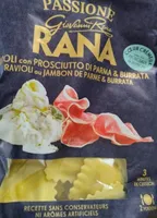Ravioli con prosciutto Di Parma burrata