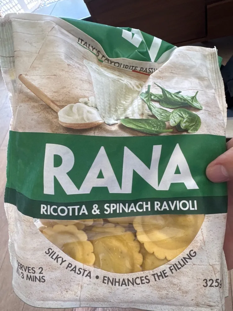 Ricotta & Spinach Ravioli