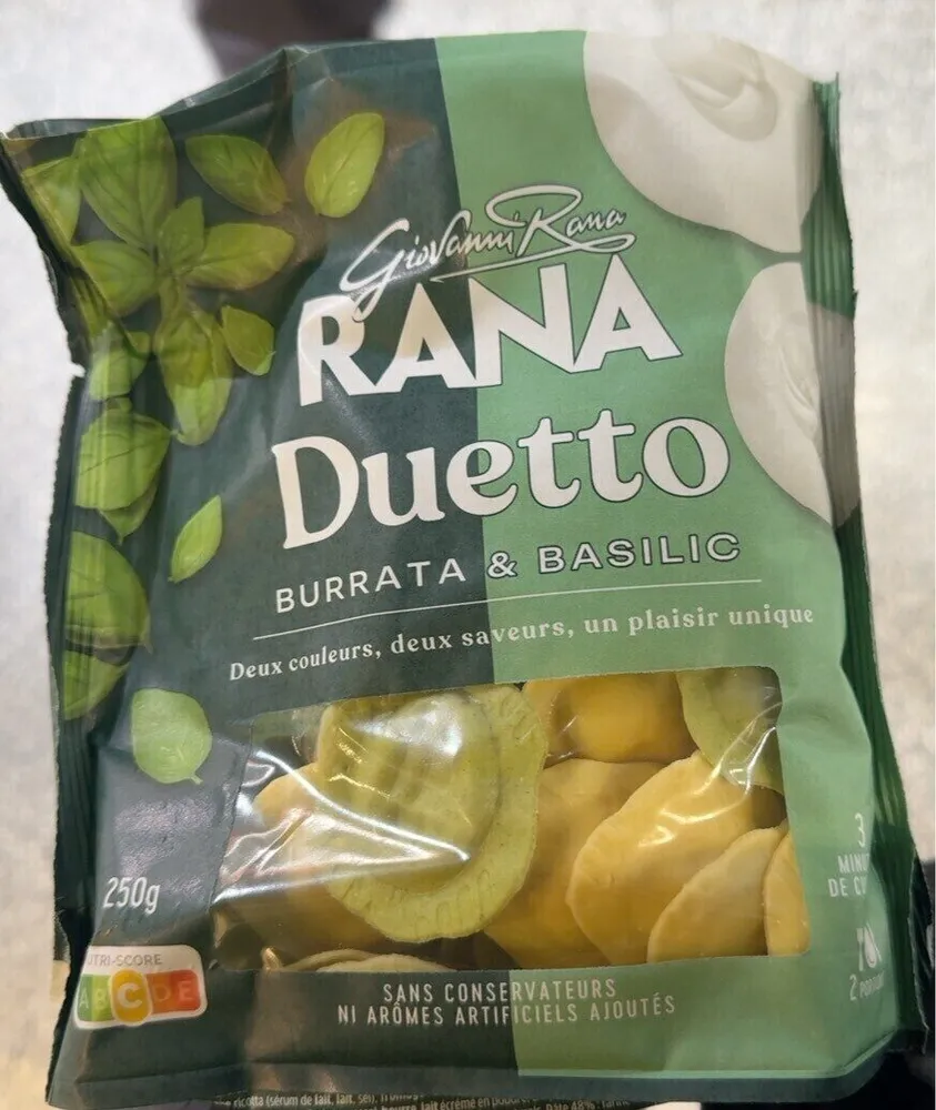 Duetto Burrata & Basilic