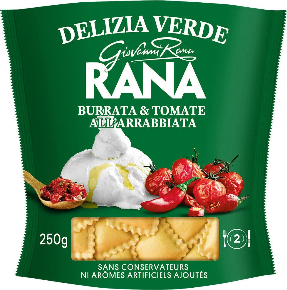 Ravioli Burrata et Tomate All'Arrabbiata