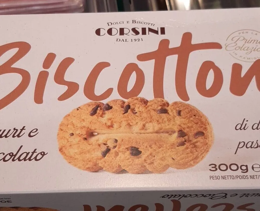 Biscottoni Yogurt Cioccolato