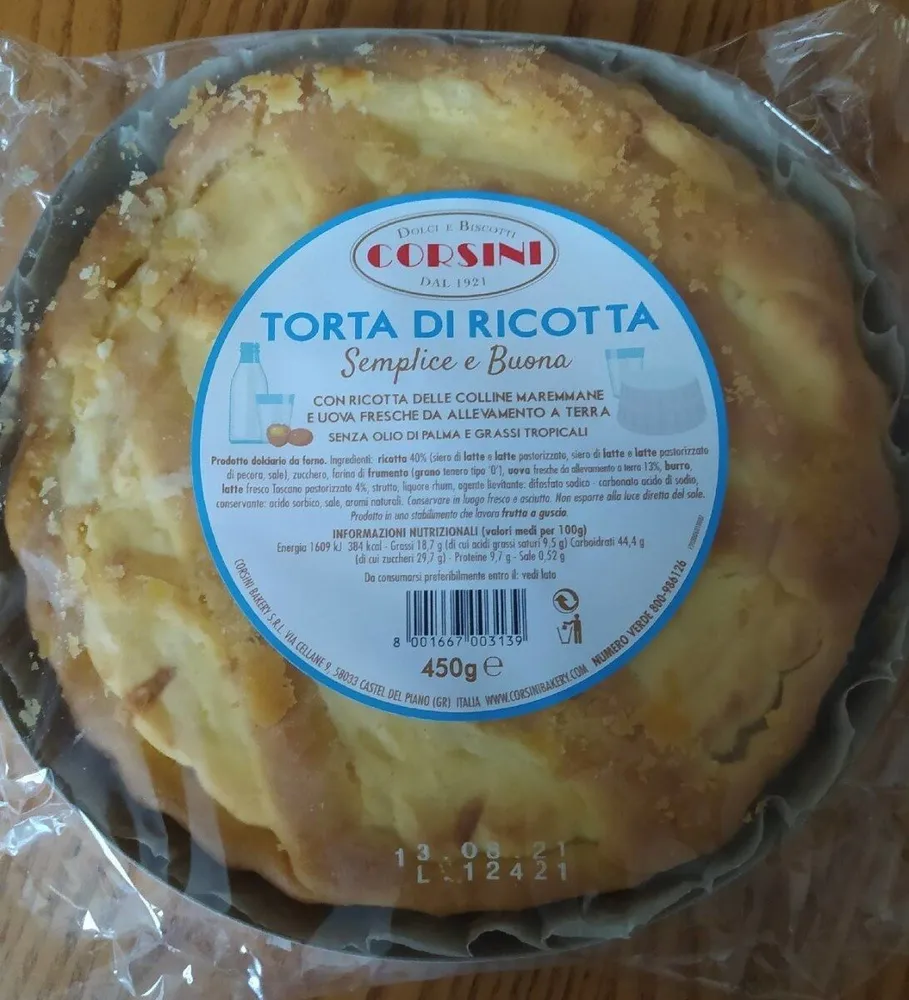 Torta di ricotta