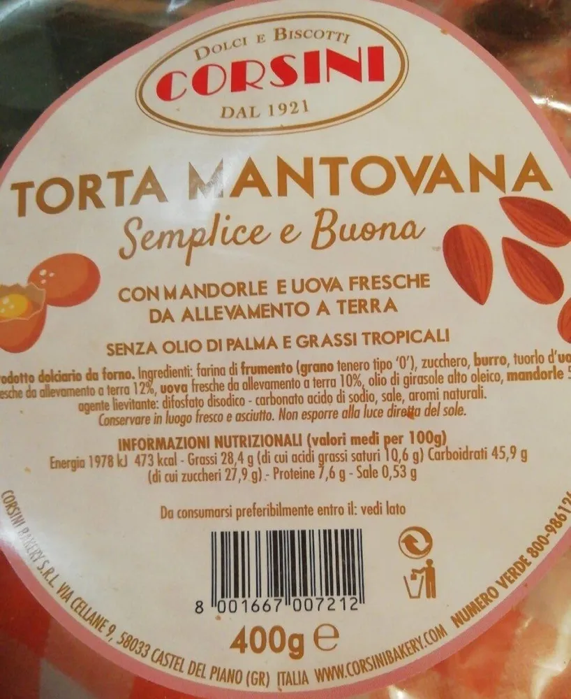 Torta Mantovana