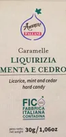 Caramelle liquirizia menta cedro