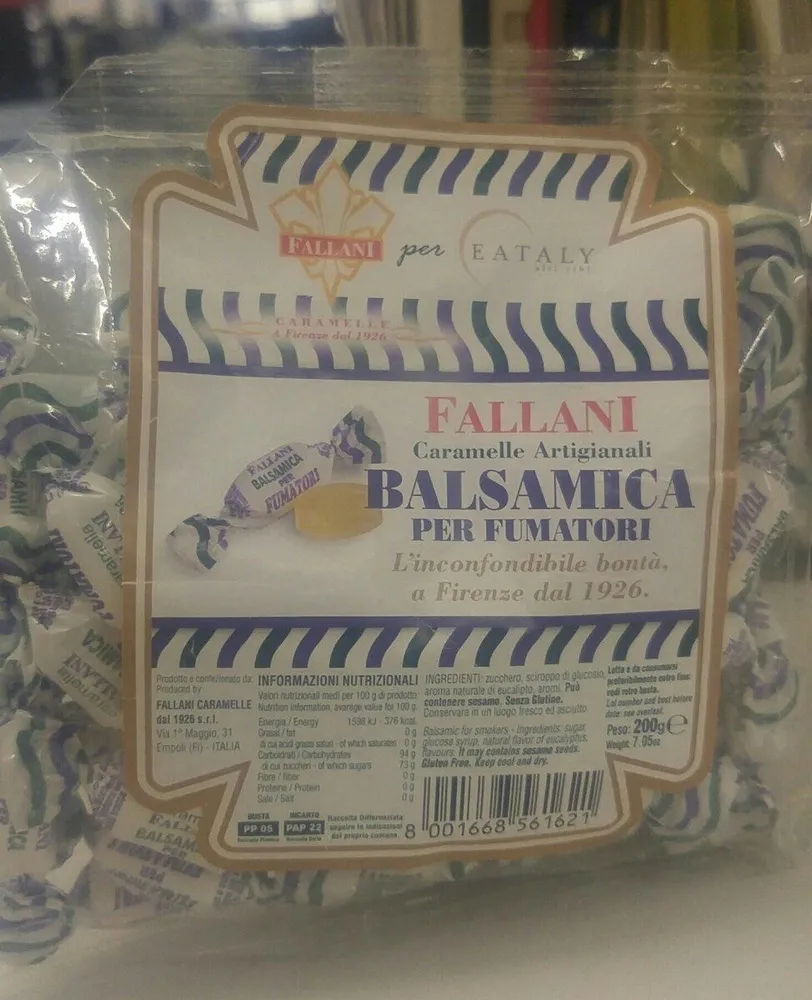 caramelle balsamiche per fumatori