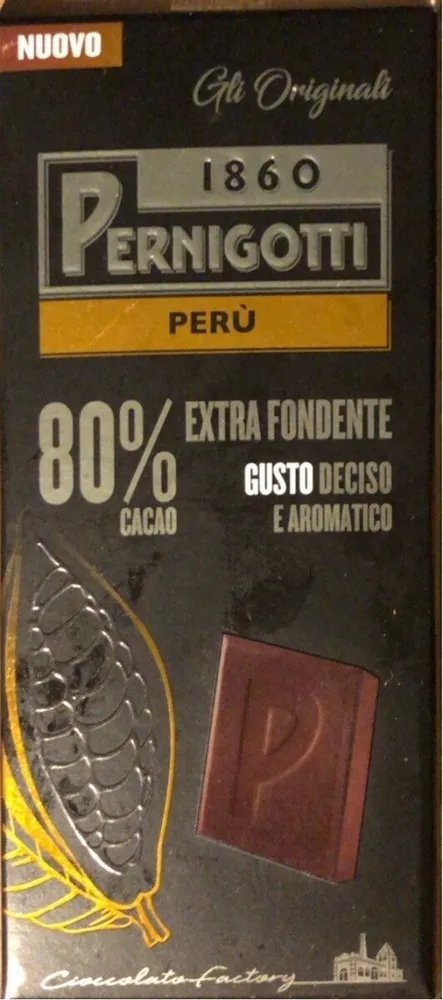 Cioccolata extra fondente 80% cacao