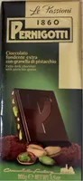 Cioccolato fondente extra con granella di pistacchio