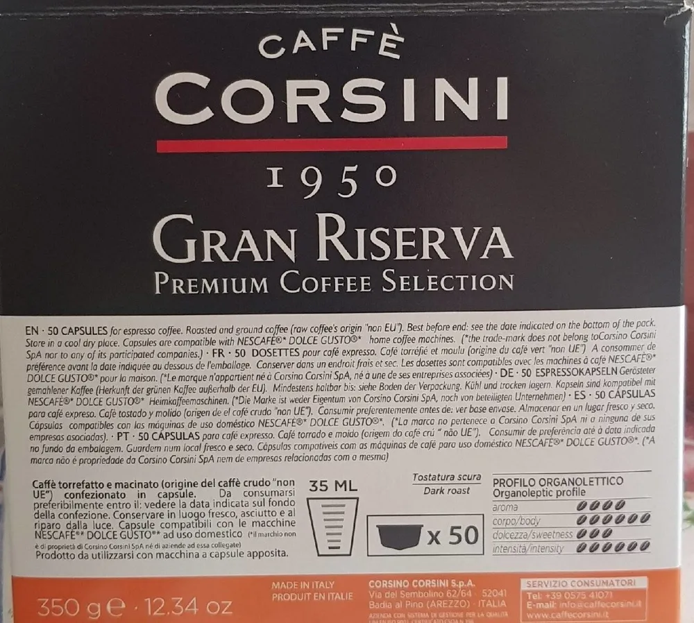 Caffè Gra Riserva in capsule