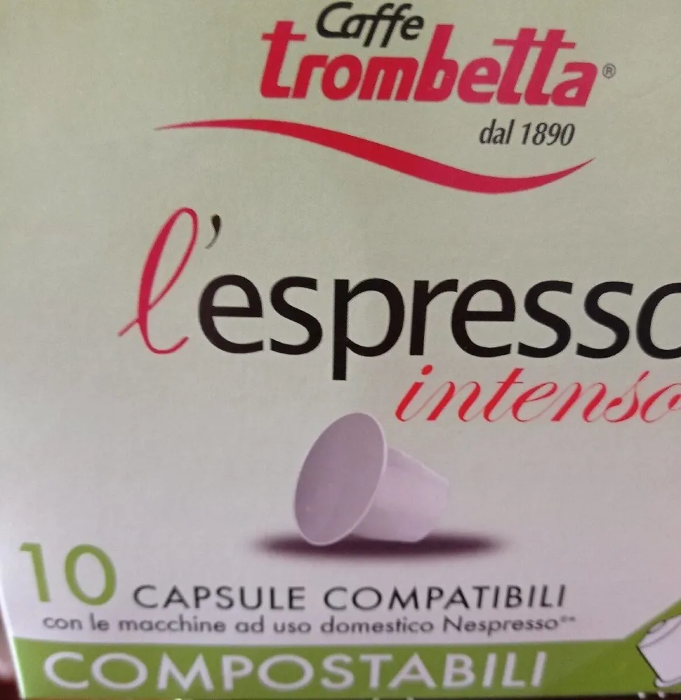 Caffè trombetta intenso capsule compostabili