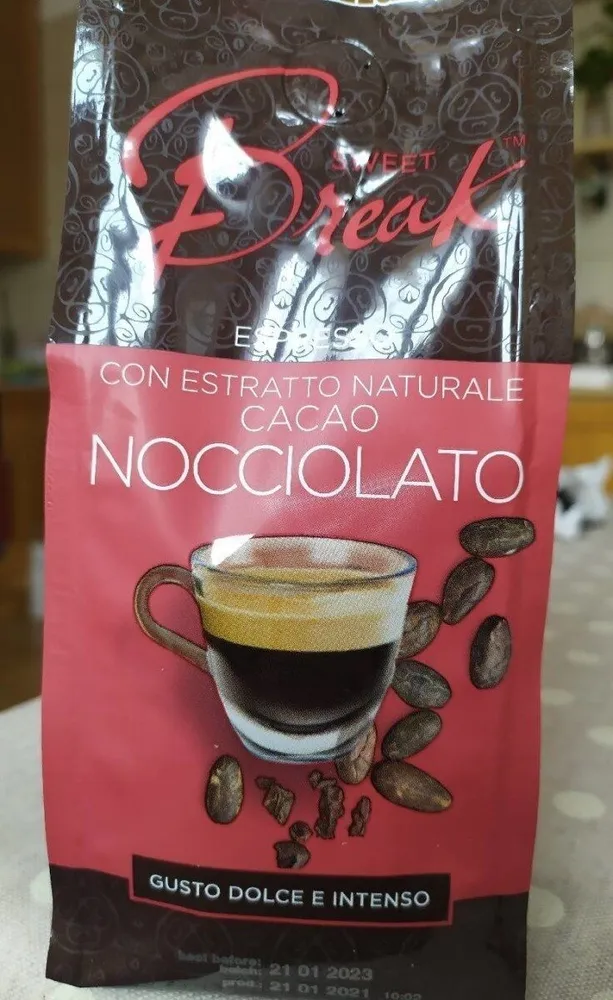Caffè cacao nocciolato