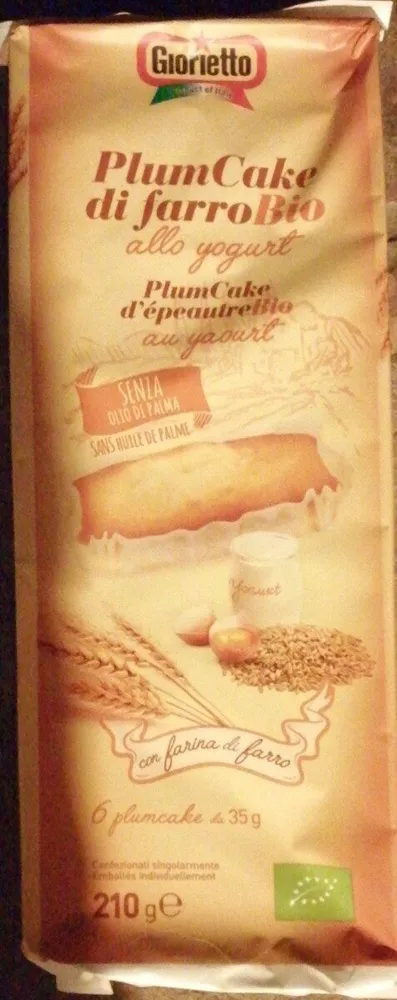 Plumcake di farroBio allo yogurt
