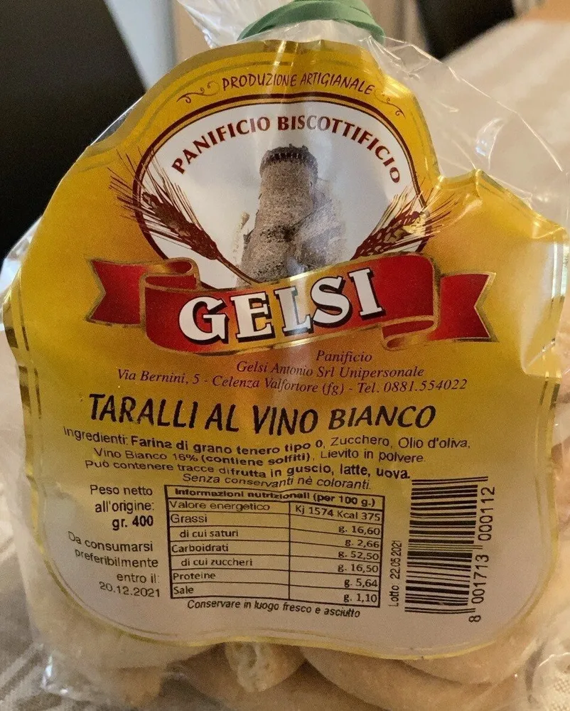 Taralli al vino Bianco