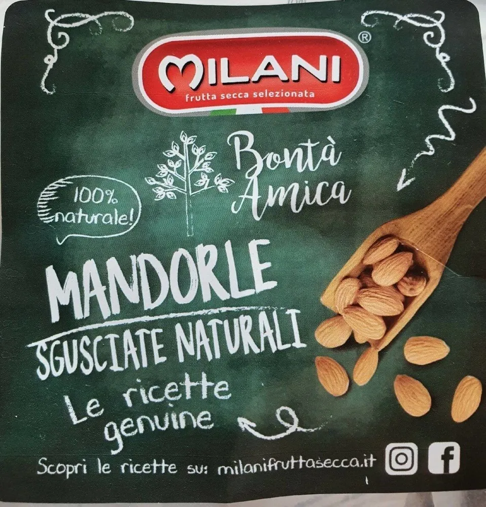 Mandorle sgusciate naturali