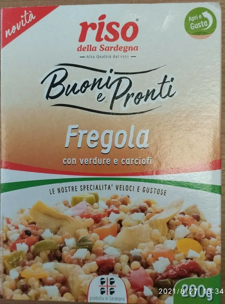Buoni e pronti Fregola con verdure e carciofi