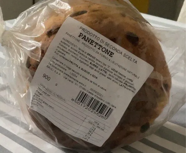 Panettone di seconda scelta