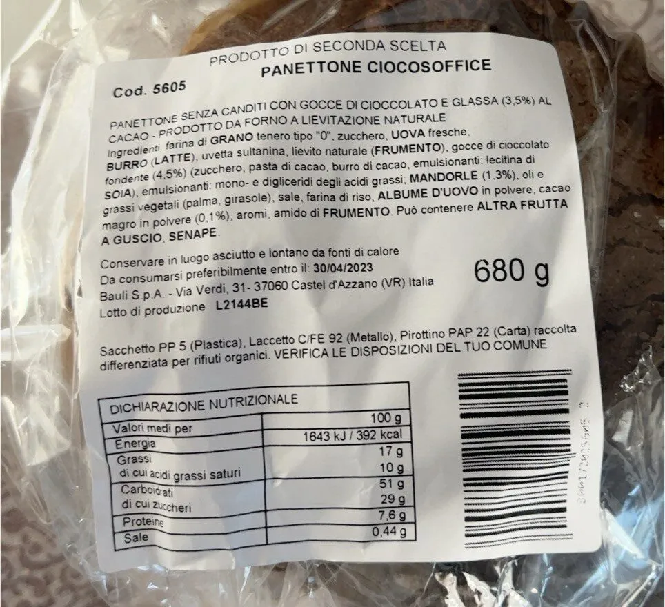 Panettone ciocosoffice