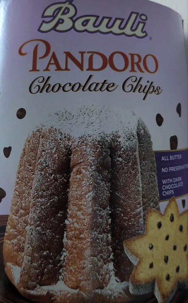 Pandoro chocolate chips