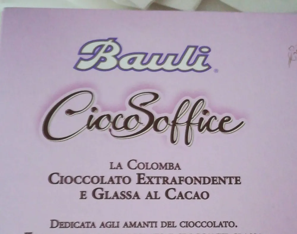 Colomba ciocco soffice