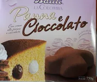 Colomba classica con panna e cioccolato