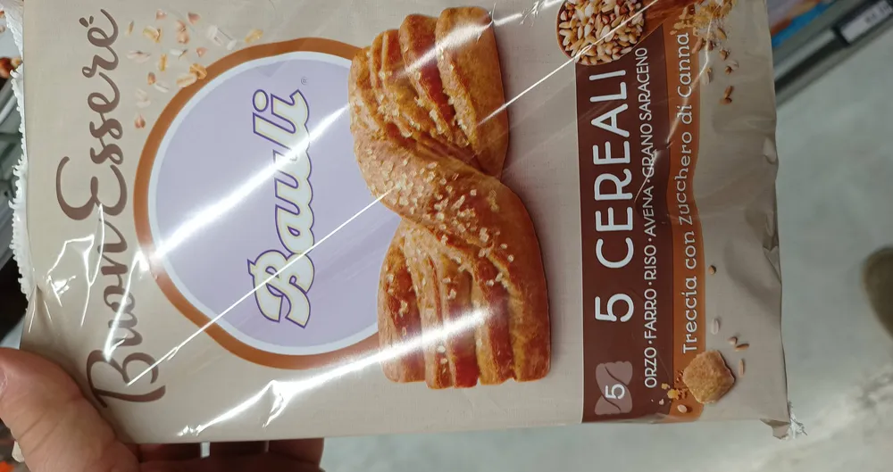 Treccia 5 Cereali con Nocciole e Cioccolato