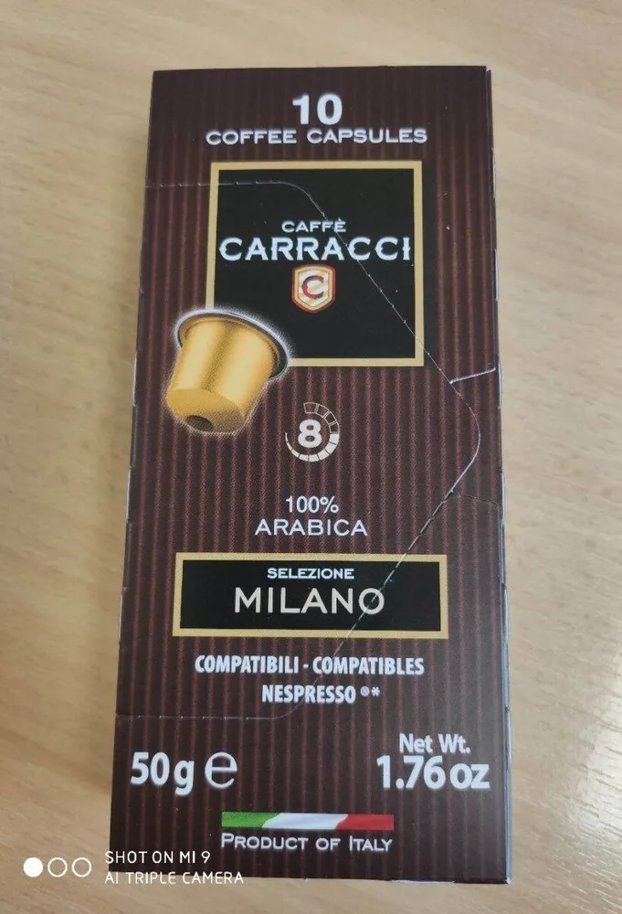 CAFFÈ CARRACCI selezione  MILANO dosette nespresso