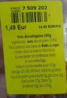 Noix décortiquées