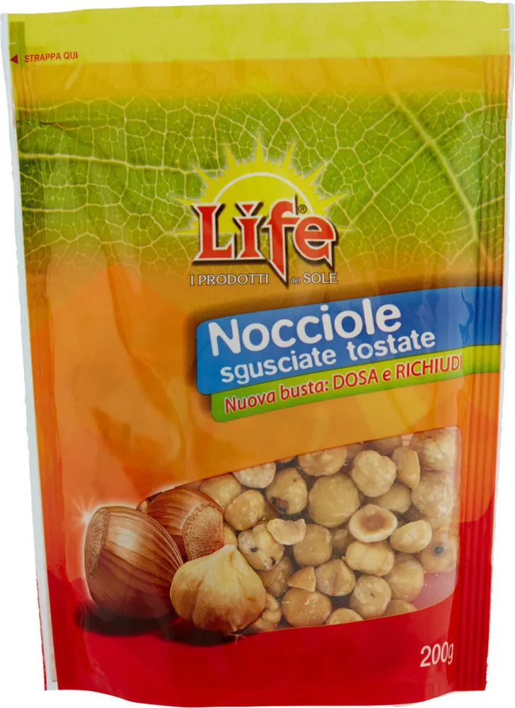 Nocciole sgusciate tostate