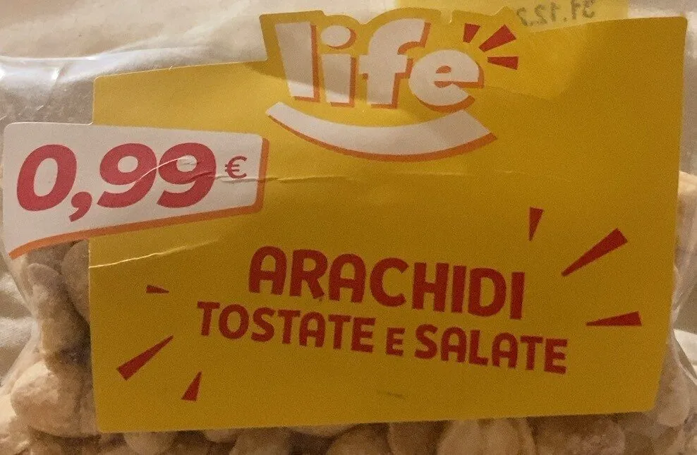 ARICHIDI tostate e salate