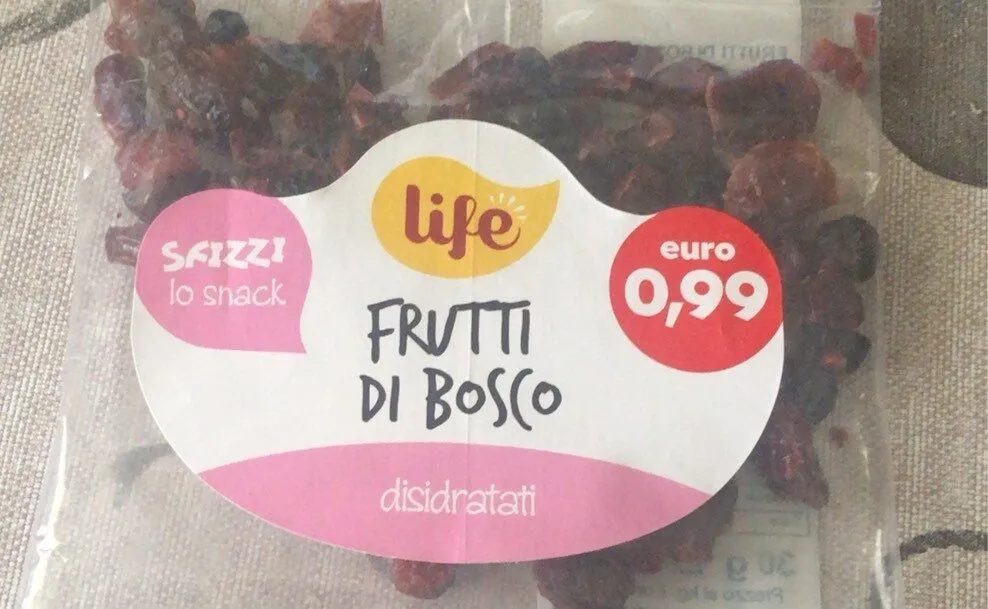Frutti di bosco disidratati