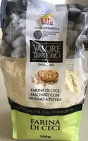 Farina di ceci macinati con mulino a pietra