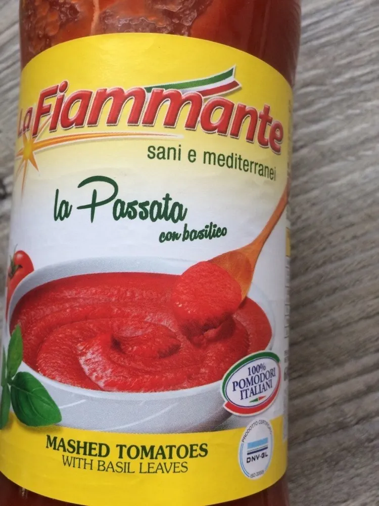 La passata con basilico