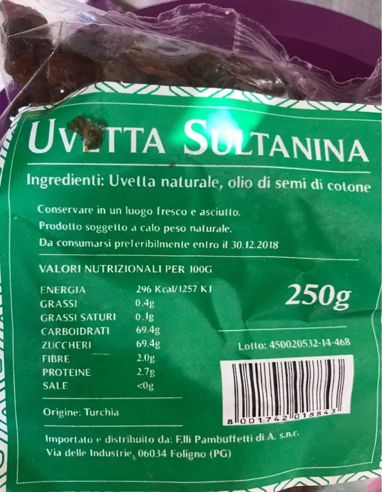 Uvetta sultanina