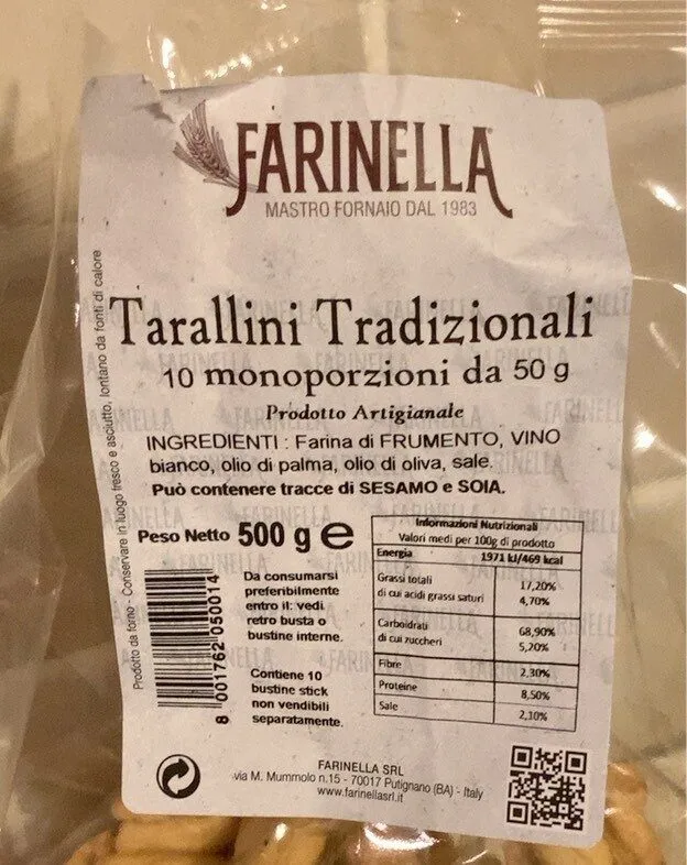 Tarallini tradizionali