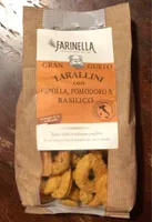 Tarallini con cipolla pomodoro e basilico