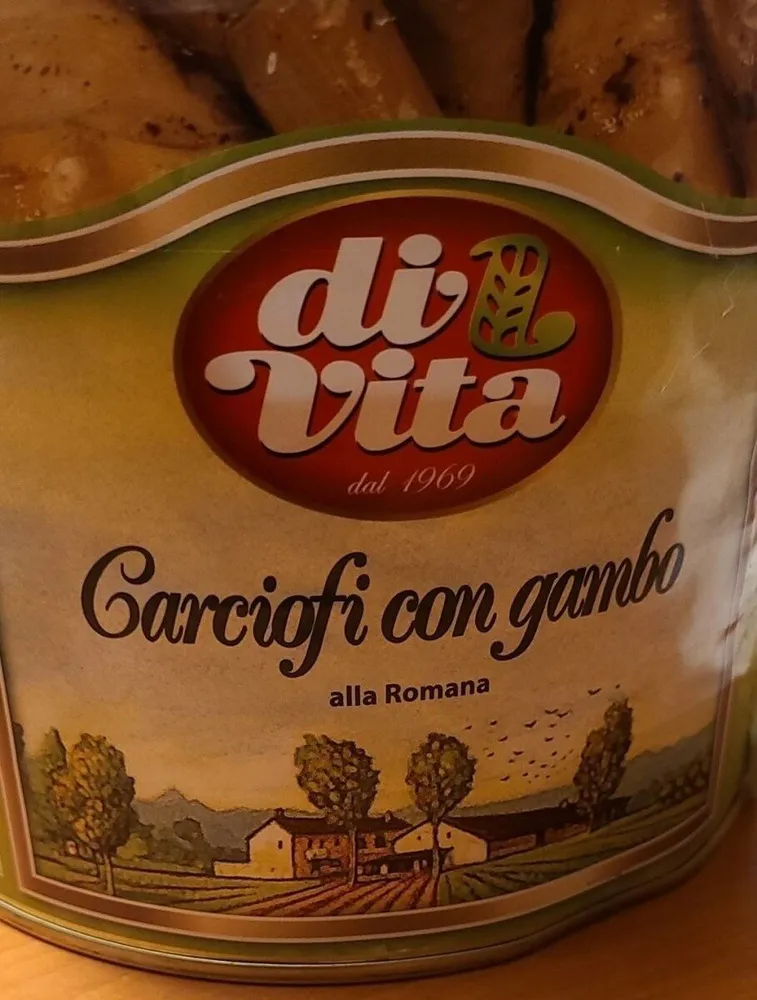 Carciofi con gambo alla romana