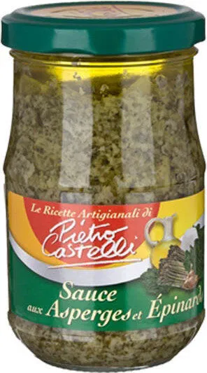 Sauce aux Asperges et Épinards