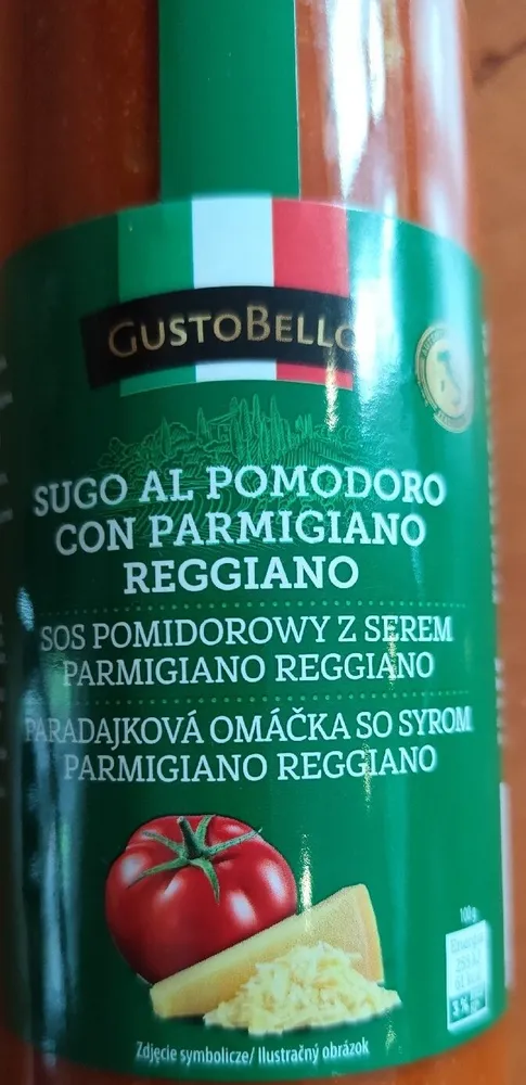 Sugo Al Pomodoro Con Parmigiano Reggiano