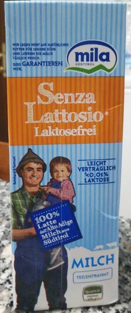 Latte Mila Sudtirol senza lattosio